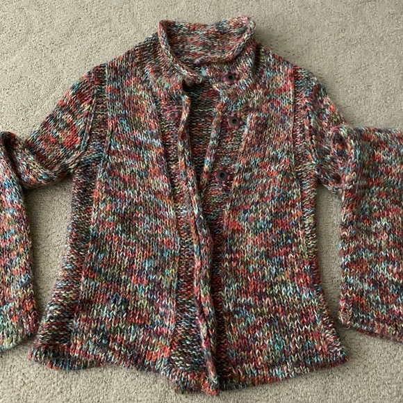 Anthropologie Sweaters - Anthropology button down wool sweater size Small